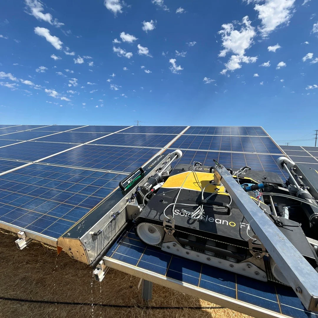 Business park solar panel cleaning service East Bay