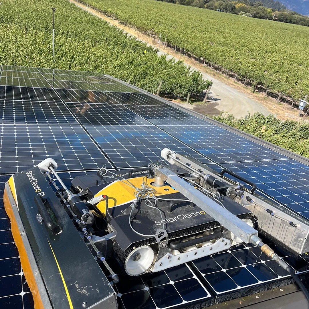 School district solar panel cleaning East Bay
