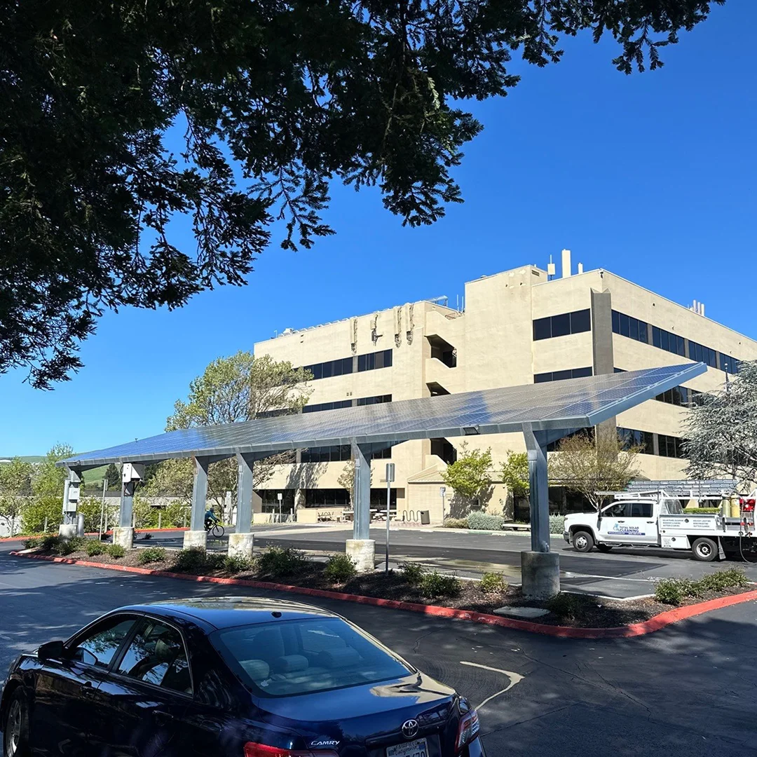 Medical center solar panel cleaning Danville CA
