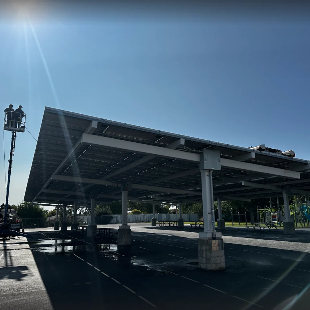 Medical center solar panel cleaning service in Danville CA
